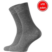 Meristanbul Business Çorap, 5 Adet, 39-42, Yumuşak, Pamuklu, Koyu Gri
