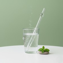 Belivano 10 Adet Mega Cam Pipet Gülen Surat Geniş Pipet - Pipet Fırçası Hediye