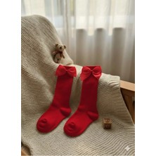 Kurdelalı 2'li Kız Çocuk Çorabı