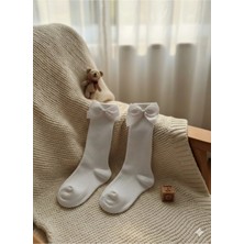 Kurdelalı 2'li Kız Çocuk Çorabı