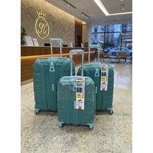 CDS 3’lü Polikarbon Valiz Seti | Büyük–orta–kabin |