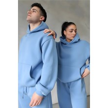 Yakamel Kadın-Erkek Çiftlere Özel Oversıze Eşofman Takımı