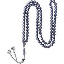 Bütüncül Şifa Hematit Doğal Taş Tesbih 99'lu