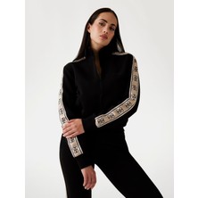 Guess Yan Şerit Logolu Sweatshirt V2YQ16KB3P2