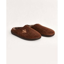 Chirpy Erkek Kışlık Fitilli Yumuşak Kumaş Ev Içi Ayakkabı - James