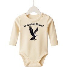 Babytex %100 Pamuk Bebek Body & Zıbın Taraftar Zıbın Kartal Uzun Kollu Zıbın