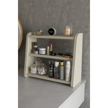 Alpa Ev Mobilya 3 Katlı Makyaj Organizer Rafı - Masa Üstü, Banyo ve Kozmetik Düzenleyici Stand