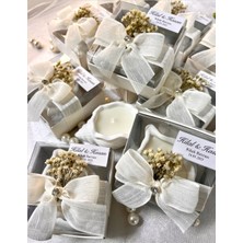 Nur Tasarım Atolyesi Hediyelik Nişan Düğün Kına Doğum Günü Için Istiridye Mumluk 10 Adet