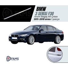 Fams Otomotiv Bmw 3 Seri F30 Krom Bagaj Alt Çıtası 2011-2018 Paslanmaz Çelik