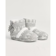 Chirpy Tree - Yılbaşı Desenli Kadın Panduf