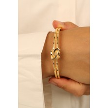 ÇGK KUYUMCULUK Aşk Düğümü Ajda  Altın Bilezik CGKKLP0202