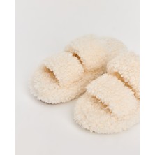 BAND - Tüylü Kadın Ayarlanabilir Ev Terliği