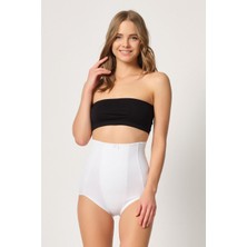 Marsilyan Beyaz Mı Emay 2920 Yüksek Bel Karın Desteklı Slip Lazer Korse