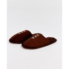 NORM - Desenli Erkek Ev İçi Terlik