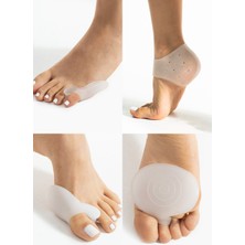 Myortica Silikon Ayak Bakım Seti | Bunyon, Nasır, Metatarsal & Topuk Destekleyici Koruyucu