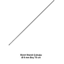 Atel-San Büret Standı Çubuğu Ø 8 Mm Boy 75 Cm