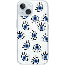 3gen Case İphone 13-İphone 14 Uyumlu Desenli Şeffaf Silikon Kılıf