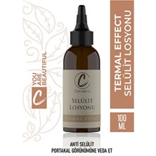 Carvien's Kadın Termal Effect Sıkılaştırıcı Losyon 100 ml Tüm Cilt Tipleri İçin Alkol İçermeyen
