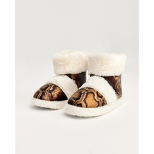 KULP - Yılan Desenli Kadın Panduf