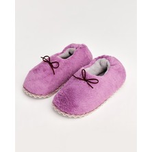 DIFFER - Bağcık Detaylı Kadın Ev İçi Ayakkabı