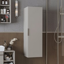 Roomart Likya Banyo Dolabı Mat Mdflam 114 cm Banyo Boy Dolabı