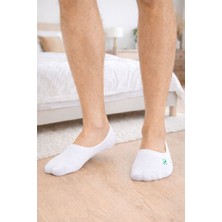 Özeren Erkek 6' Lı Beyaz Bambu Babet Çorap
