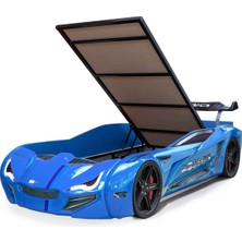 Setay Arabalı Yatak, Mercedes Rüzgarlıklı Bazalı Arabalı Yatak - Mavi