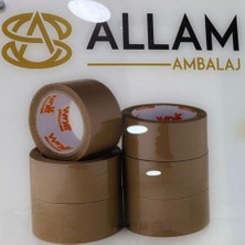 Koli Bandı 100 Metre 6 Adet Güçlü Yapıştırıcı ( Karton ve Plastik Her Malzeme Bantlamak Için Uygun)