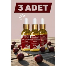 Natzera Vişne Çekirdeği Yağı 3X20 ml – %100 Saf Soğuk Sıkım - Cilt & Saç Bakımı ve Doğal Antioksidan Desteği