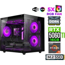 Xaser Astra X130 Ryzen 5 5600X 16GB Ram 512GB M.2 Nvme SSD 16GB RTX5060 Ti Oyuncu Tavsiye Sistem