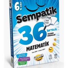 Ünlüler Karması 6. Sınıf Matematik 36 Haftalık Kazanım Denemeleri