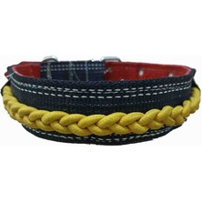 İmamoğlu Geniş Örgülü Köpek Boyun Tasması