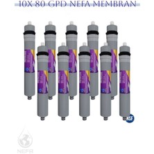 Nefa Su Arıtma Cihazı Ana Filtresi, 10 Adet Membran Filtre, 80 Gpd, Verimlilik, Yüksek Sarım Teknolojisi