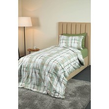 Favora Vilora %100 Pamuk Lastikli Çarşaflı Tek Kişilik Nevresim T