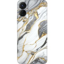Grabono Tecno Camon 19 Neo Kılıf (CH6I) Uyumlu Desenli Silikon Arsos Mermer