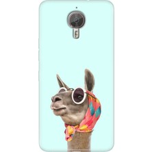 Grabono General Mobile Gm 5 Plus Kılıf Desenli Trend Silikon Deve