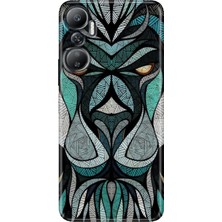 Grabono Infinix Hot 20 Kılıf (X6826C) Desenli Baskılı Esnek Silikon Kapak Lion Mandala