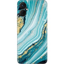 Grabono Tecno Camon 19 Neo Kılıf (CH6I) Uyumlu Desenli Silikon Simli Taş