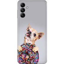Grabono Samsung Galaxy M34 Uyumlu Kılıf Tasarım Kaliteli Kapak Donut Dog