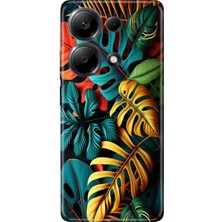 Grabono Xiaomi Redmi Note 13 Pro 4g Kılıf Renkli Tasarım Esnek Silikon Renkli Orman