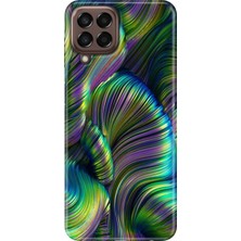 Grabono Samsung Galaxy M33 Kılıf Baskılı Esnek Silikon Kapak Holographic
