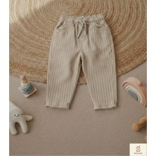Tommiks Baby Minibohe Erkek Bebek & Çocuk Çizgili Pantolon Bej