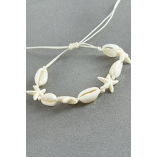 SiHako Deniz Yıldızı Istiridye Makrome Ip Bileklik