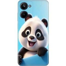 Grabono Realme 10 4g Kılıf Renkli Desenli Silikon Tpu Özel Tasarım Panda