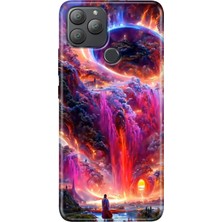 Grabono General Mobile Gm 22 Plus Kılıf Desenli Esnek Silikon Uv Gizemliülke