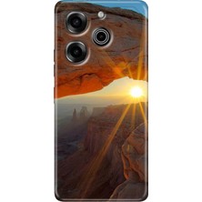 Grabono Tecno Pova 6 Pro Kılıf Renkli Baskı Yumuşak Kapak Esnek Silikon Sun