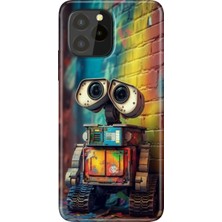 Grabono Oukitel C21 Pro / Plus Uyumlu Kılıf Desenli Silikon Renkli Tpu Uv Robotic