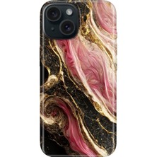 Grabono iPhone 13 - 14 Kılıf Renkli Tpu Uv Baskılı Desenli Silikon Seattle Mermer
