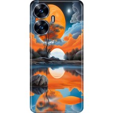 Grabono Realme C55 Kılıf Renkli Desenli Baskı Silikon Uv Afrika