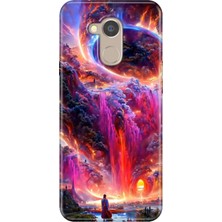 Grabono General Mobile Gm 8 Uyumlu Kılıf Desenli Silikon Renkli Tpu Uv Gizemliülke